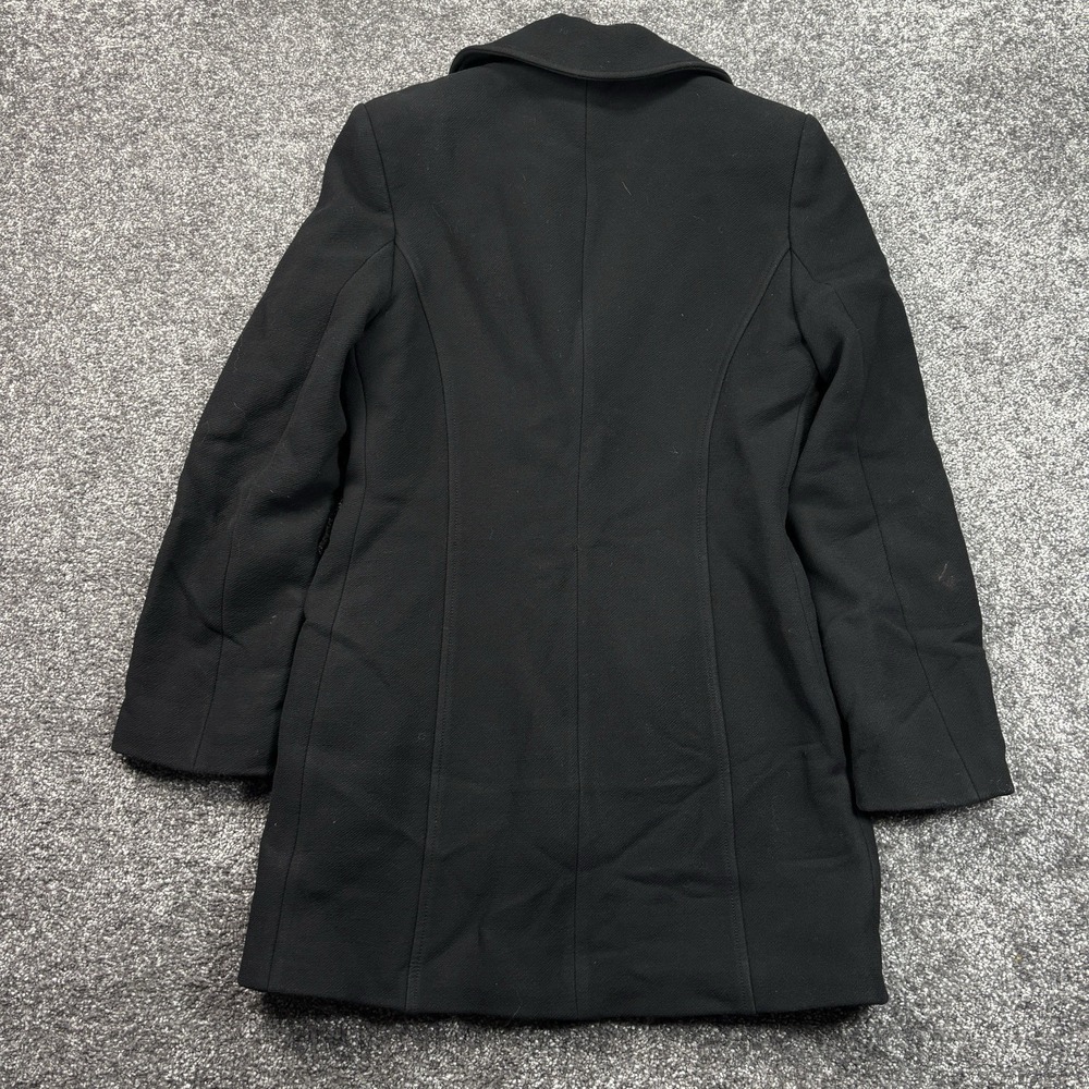 Missoni Black Wool Peacoat Overcoat Women's 40 Made In Italy Designer Jacket - Picture 2 of 16